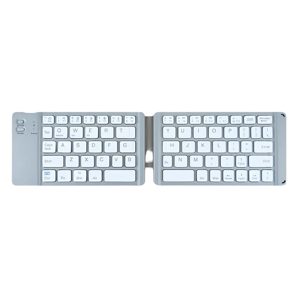 TechFlex Dual Bluetooth 5.1 Keyboard – Compact 3-Folding Design