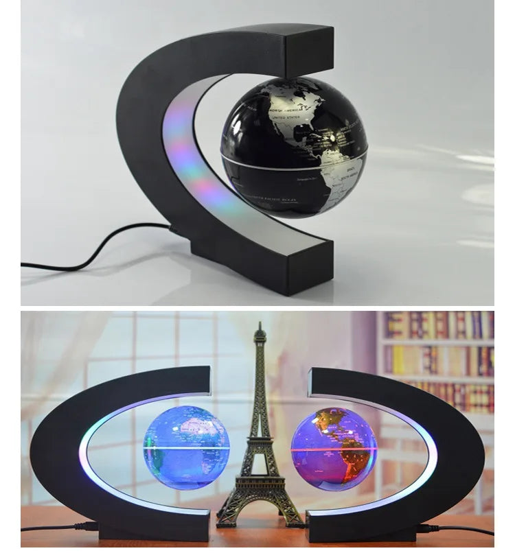 Magnetic LED Levitation Globe – Mesmerizing Floating Design