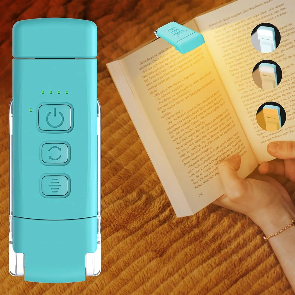YourBrand Reading Light Book Lamp – 3 Color Modes and 5 Brightness Settings