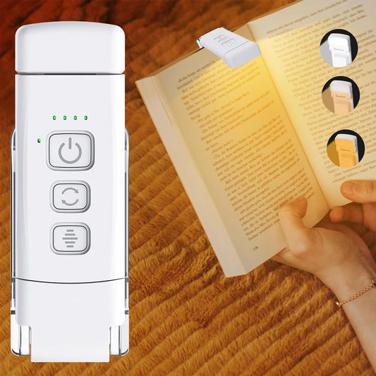 YourBrand Reading Light Book Lamp – 3 Color Modes and 5 Brightness Settings