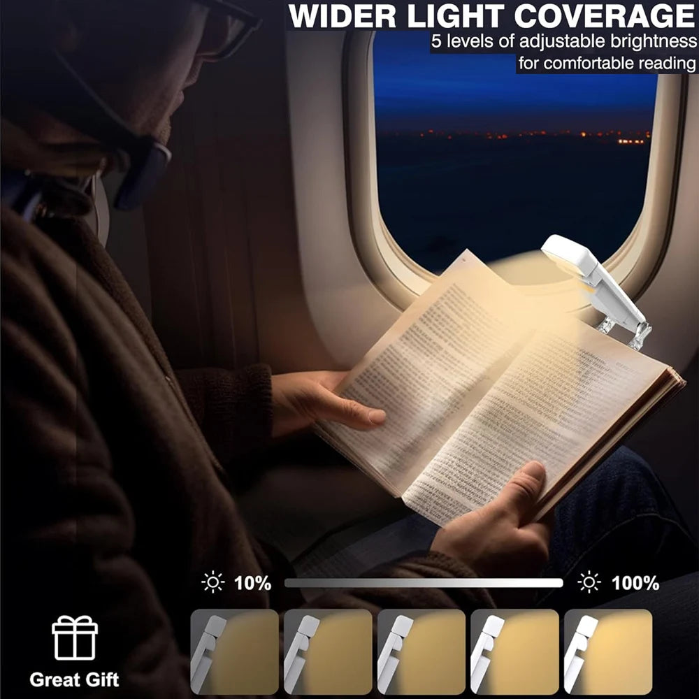 YourBrand Reading Light Book Lamp – 3 Color Modes and 5 Brightness Settings