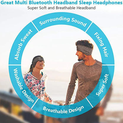 ComfortWave Bluetooth Sleep Mask Headphones – Active Noise-Cancellation and Ultimate Comfort