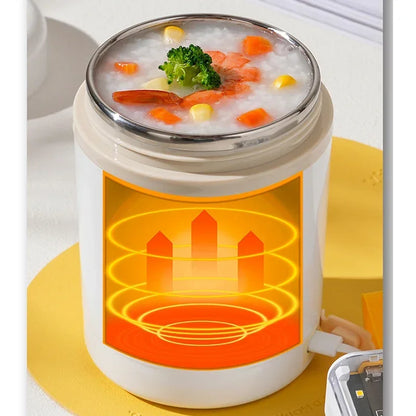 YourBrand Portable Electric Heating Lunch Box – Convenient On-the-Go Meal Warmer