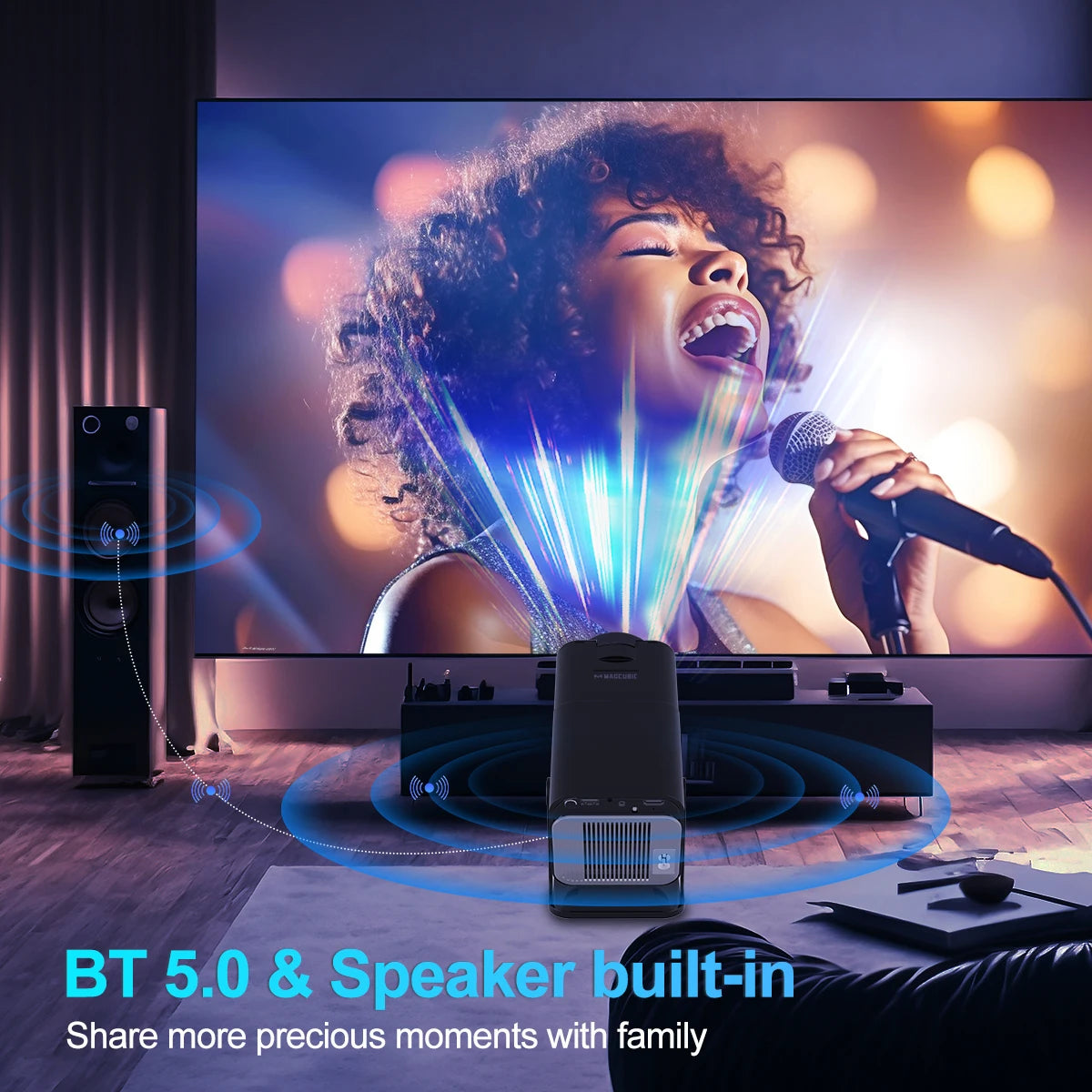 Magcubic HY320 Projector – Native 1080P and 4K Support with High Brightness