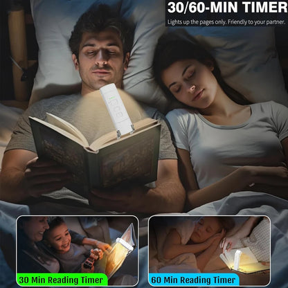 YourBrand Reading Light Book Lamp – 3 Color Modes and 5 Brightness Settings