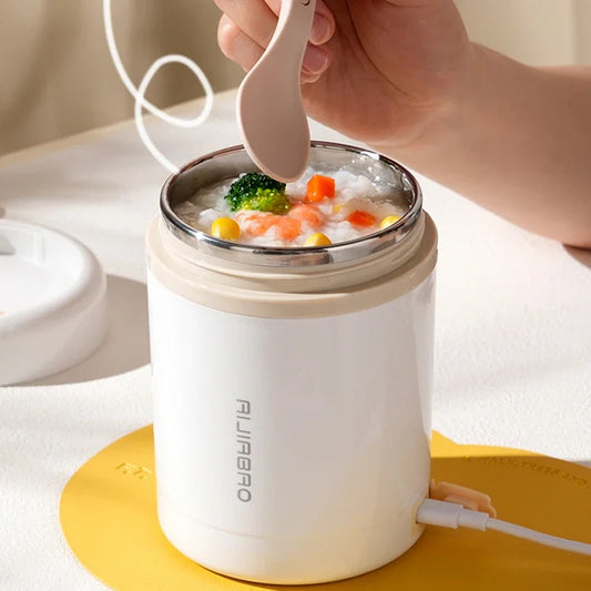 YourBrand Portable Electric Heating Lunch Box – Convenient On-the-Go Meal Warmer