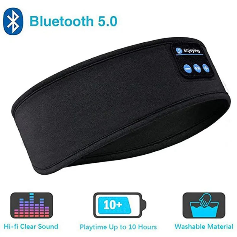 ComfortWave Bluetooth Sleep Mask Headphones – Active Noise-Cancellation and Ultimate Comfort